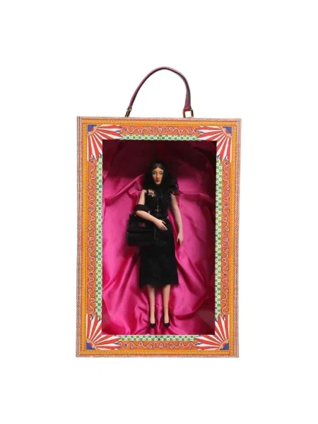 Sukienka Dolce And Gabbana skórzana czarna