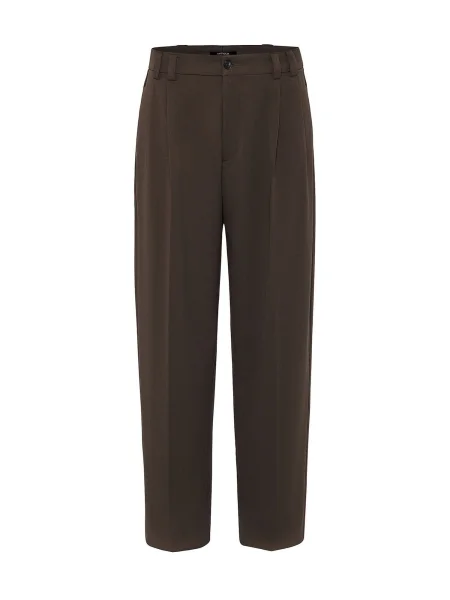 Antioch Hlače z naborki rjava