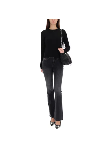 Dzianinowy sweter Diesel czarny