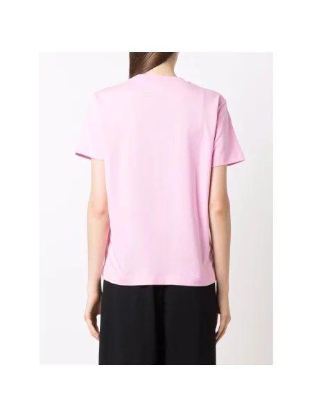 Koszulka Msgm z logo różowa