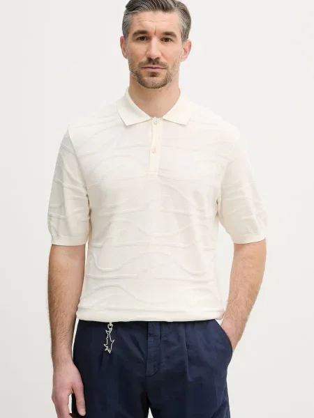 Polo majica Paul&Shark bež