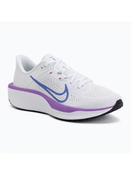 Încălțăminte de alergare pentru femei Nike Quest 6 white/black/bright violet/sapphire alb