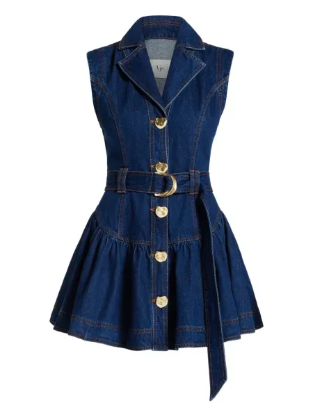 Mała mały sukienka mini Aje garniturowa niebieska