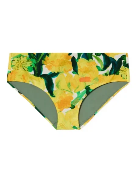 Bikini La Doublej cu model floral cu imagine galben