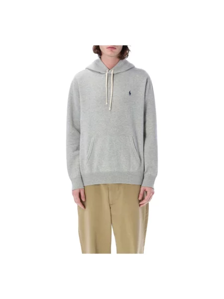 Bluza z kapturem Polo Ralph Lauren z kapturem szara