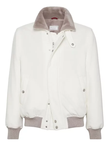 Geacă bomber Brunello Cucinelli din cașmir