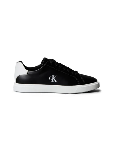 Sneakers Calvin Klein Low Pro Cup Laceup Lth Moire negru