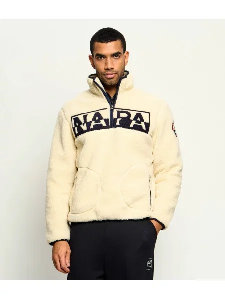Napapijri Din fleece hanorac T-Archive Fleece Hz | Relaxed fit