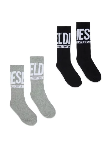 Diesel Dječje čarape s pamukom SKM-ZRAYBIPACK SOCKS crna