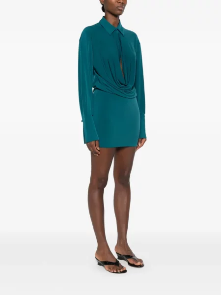 Lung rochie mini The Andamane albastru