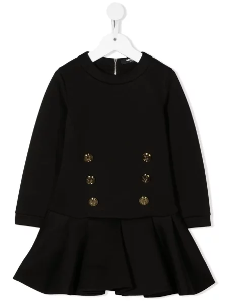 Dětské šaty Balmain černé