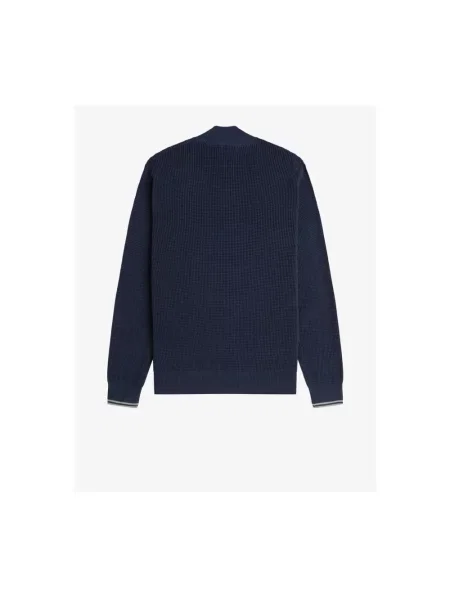 Bluza Fred Perry z nadrukiem niebieska