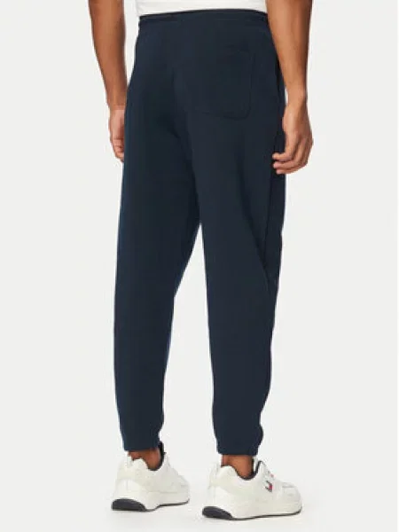 Tommy Jeans Spodnji del trenirke Linear Mornarsko modra