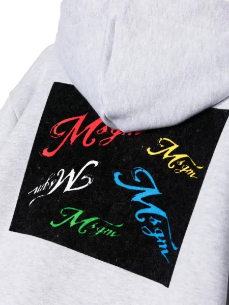 Bluza z kapturem dziecięca Msgm szara