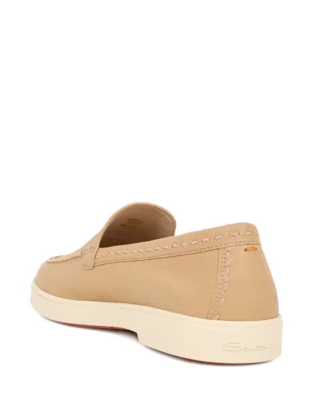 Pantofi loafer Santoni din piele