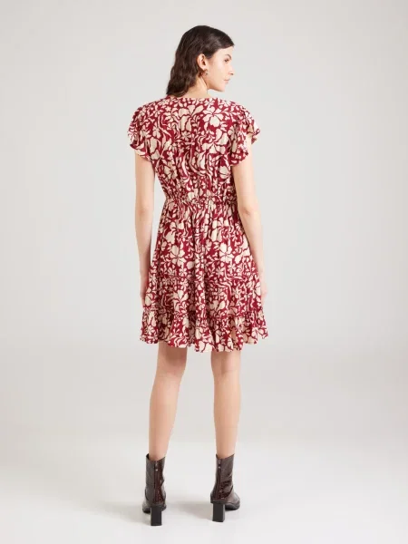 ONLY Rochie ONLClaudette / roșu merlot bej