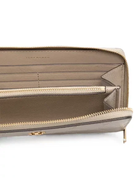 Matlasat portofel Tory Burch din piele