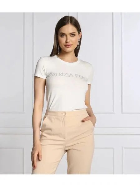 Patrizia Pepe Tricou MAGLIA alb