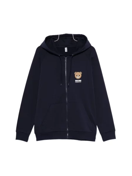 Sweter Moschino niebieski
