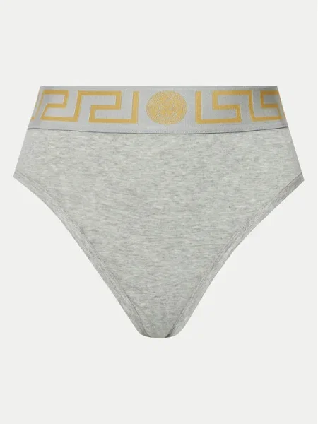 Versace Chiloți clasici cu talie înaltă Greca Border gri