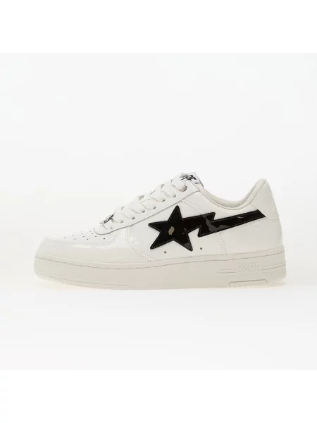 A Bathing Ape Шкіряні кросівки BAPE STA #1 білі