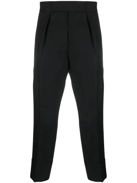 Cropp pantaloni Sapio plisate negru