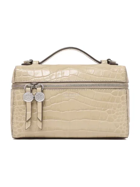 Tory Burch torebka crossbody skórzana Romy zielona