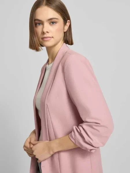 Długi żakiet o kroju regular fit z dodatkiem model ‘BOSELLA’ Pieces
