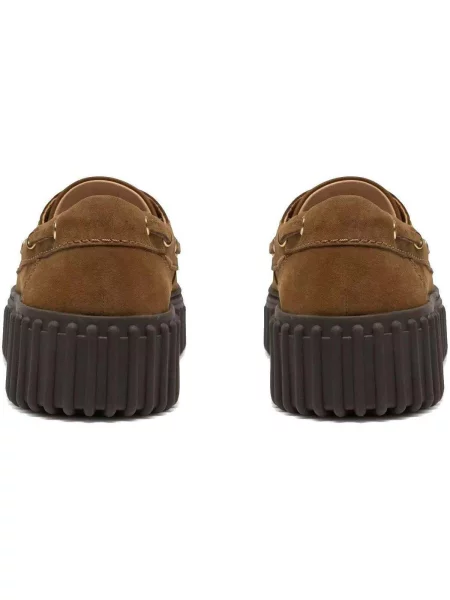 Mokasíny Clarks hnedá
