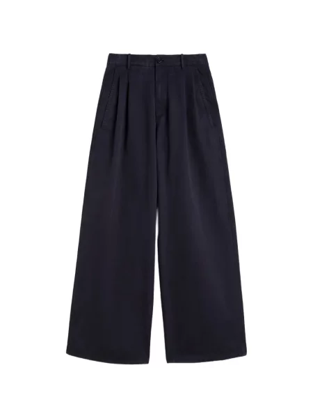 Pantaloni palazzo Jil Sander albastru