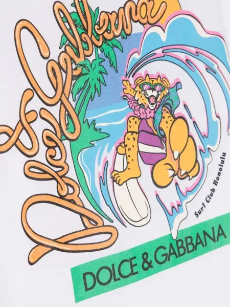 Koszulka dziecięca Dolce And Gabbana biała