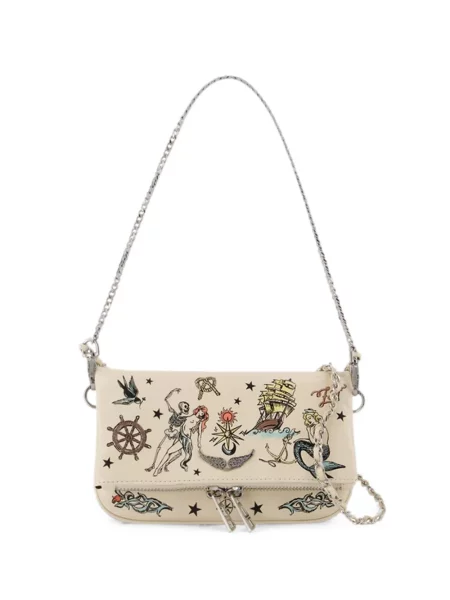 Geanta crossbody Zadig&voltaire din piele alb