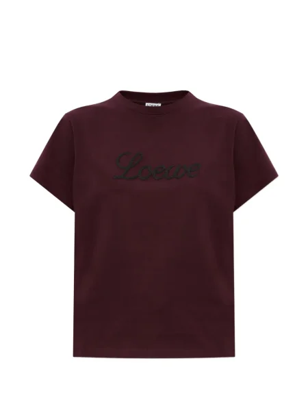 Tricou Loewe cu broderie roșu