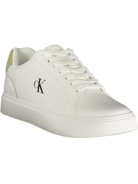 Calvin Klein Sneakers Classic Cupsole Laceup Lth alb