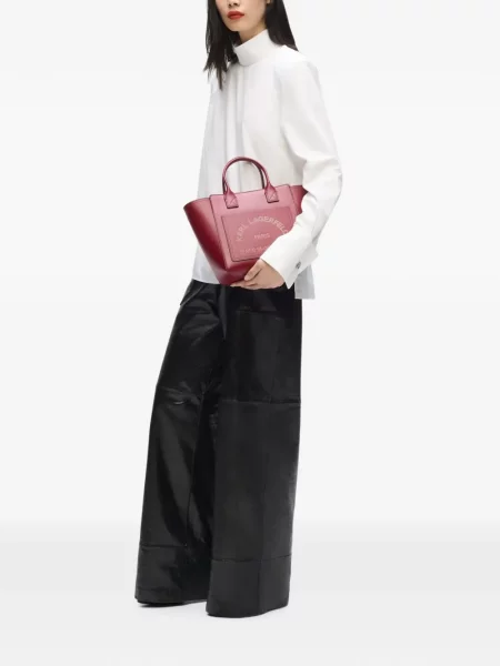 Geantă shopper Karl Lagerfeld roșu