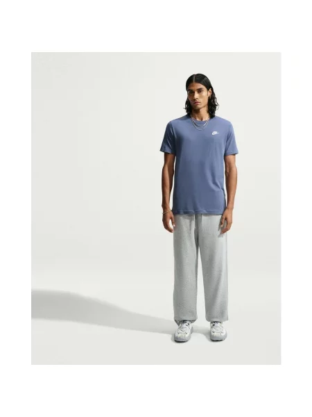 Koszulka z krótkim rękawem Nike Sportswear Club niebiesko XS szara