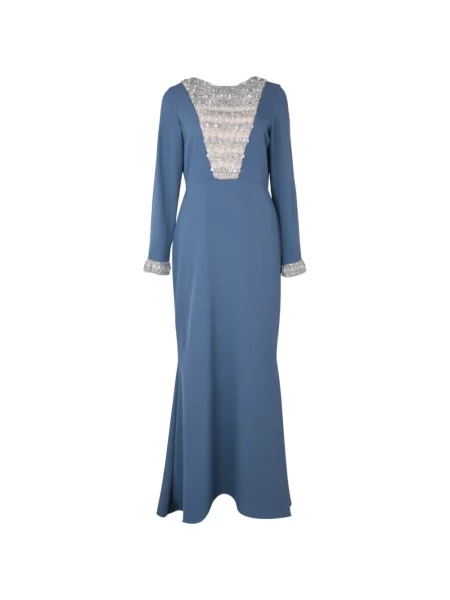 Lung rochie maxi Loodyana cu paiete albastru