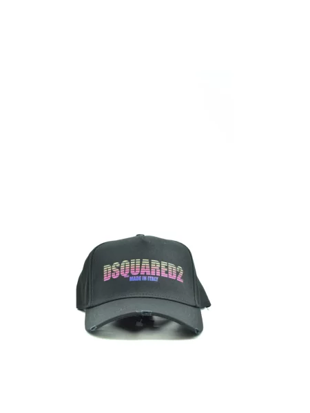 Czapka z daszkiem Dsquared2 czarna