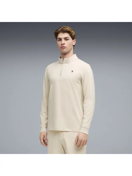 Kurtka golfowa PUMA x ARNOLD PALMER CLOUDSPUN z zamkiem Akcesoria M biały