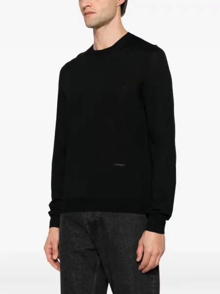 Pulover Fendi cu autograf negru