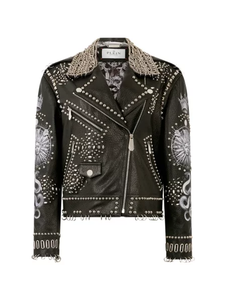 Geacă Philipp Plein cu tepi negru
