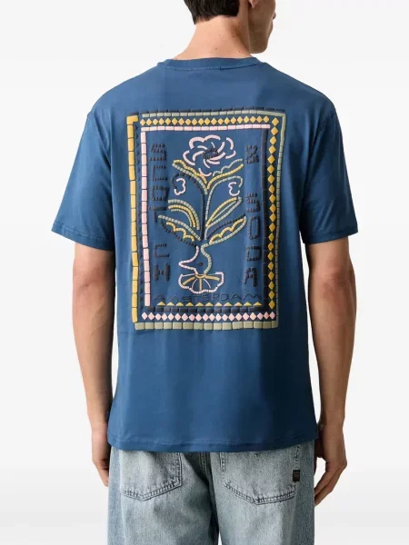 Tricou Scotch & Soda cu imagine albastru