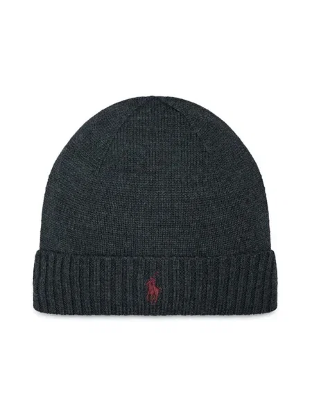 Pălărie Polo Ralph Lauren de lână gri