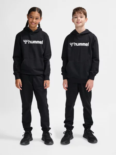 Bluza z kapturem dla dzieci Hummel Go Logo czarna