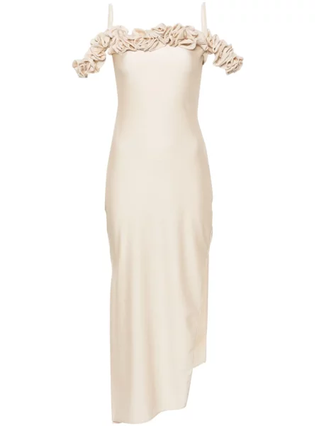 Rochie maxi Coperni cu volane de costum