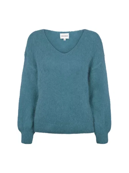 Sweter Americandreams wełniany niebieski