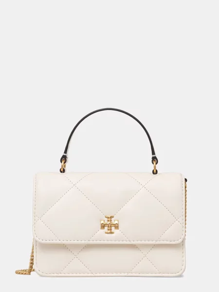 Tory Burch geantă crossbody pentru femei din piele Kira bej