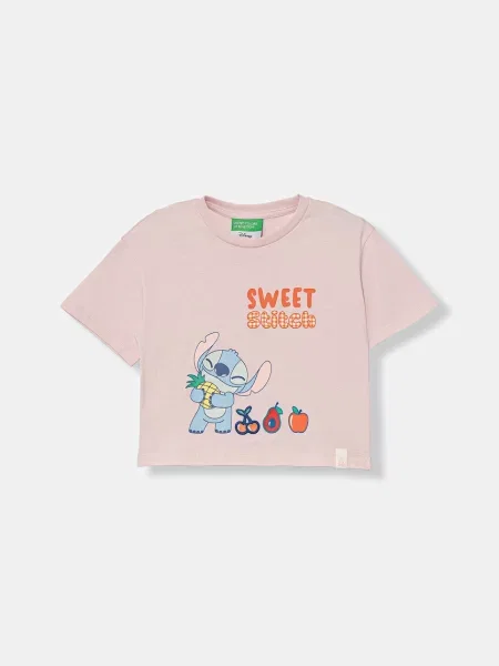 United Colors of Benetton tričko růžové