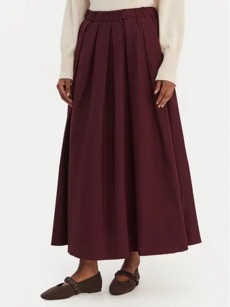 Weekend Max Mara Trapezno krilo Curvato Bordo rdeča