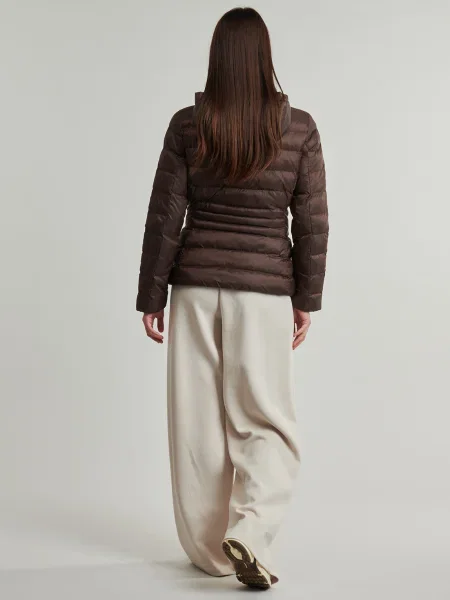 Geacă cu puf Emporio Armani Ea7 maro